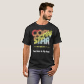 コーンホーおもしろいルチームコーンスターユアホールイマイゴール Tシャツ (正面フル)