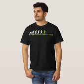コーンホールおもしろい進化コーンホールギフト Tシャツ (正面フル)