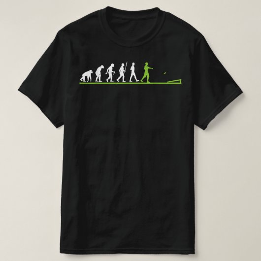 コーンホールおもしろい進化コーンホールギフト Tシャツ (デザイン正面)