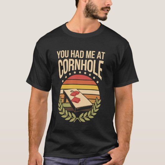 コーンホールで恋に落ちた Tシャツ (正面)