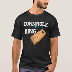 コーンホールキングボードトスゲーム豆バッグ Tシャツ