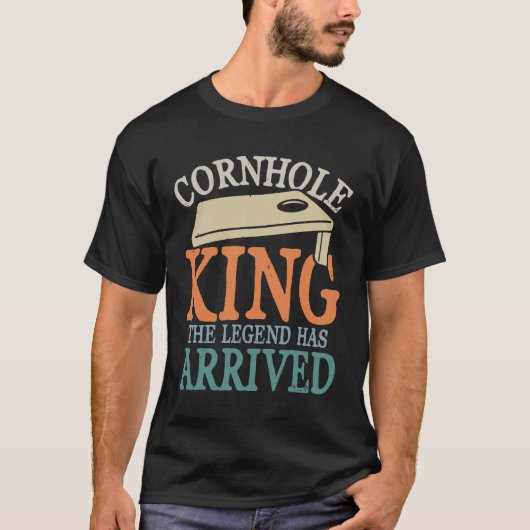 コーンホールキング伝説が到着 Tシャツ (正面)