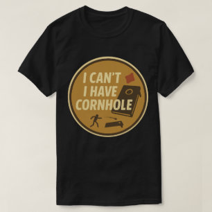 コーンホールゲーム好きのための面白いグラフィック Tシャツ