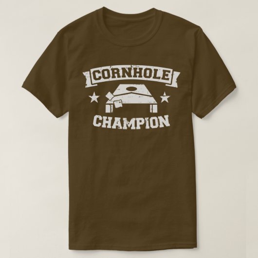 コーンホールチャンピオン Tシャツ (デザイン正面)