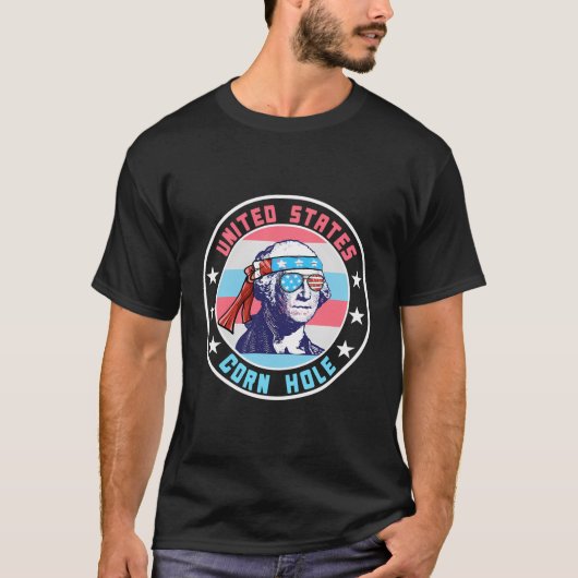 コーンホールチームシャツアメリカコーンホール Tシャツ (正面)