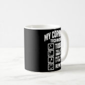 コーンホールテクニック投げテクニックコーンホール コーヒーマグカップ (正面右)