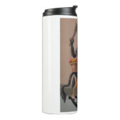 コーンホールトロフィーTシャツヴィンテージクリスマスギフト タンブラー (回転左)