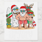 コーンホールトロフィーTシャツヴィンテージクリスマスギフト ワインラベル (シングルラベル)