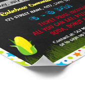 コーンホールトーナメント資金調達テンプレート ポスター (角)