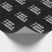 コーンホールバッグとビール飲みコーンプレーヤー ラッピングペーパー (角)