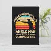 コーンホールバッグを持つ老人の力を決して過小評価するな 招待状 (スタンド正面)