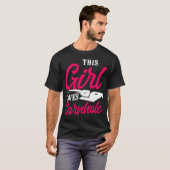 コーンホールビーンバッグこの女の子はコーンホールガール大好き Tシャツ (正面フル)