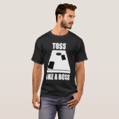 コーンホールビーンボスのようにトスバッグ Tシャツ (正面フル)