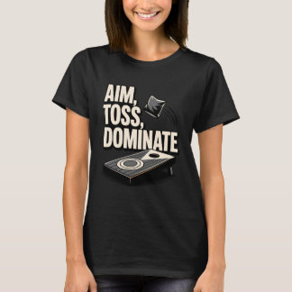 コーンホールプレイヤー バックヤード トスゲーム コーンホール Tシャツ