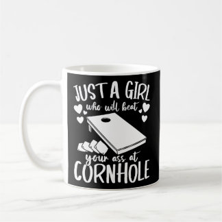 コーンホールプレイヤーJust A Who 遊 Cornhole コーヒーマグカップ