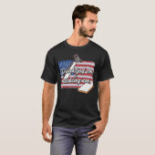 コーンホールプレーヤー飲み込み米国ビーンサックコア Tシャツ (正面フル)