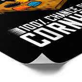 コーンホールボードゲームバッグルールプレーヤー ポスター (角)