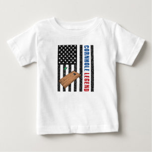 コーンホールレジェンドUSA ベビーTシャツ