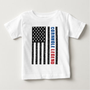 コーンホールレジェンドUSA ベビーTシャツ
