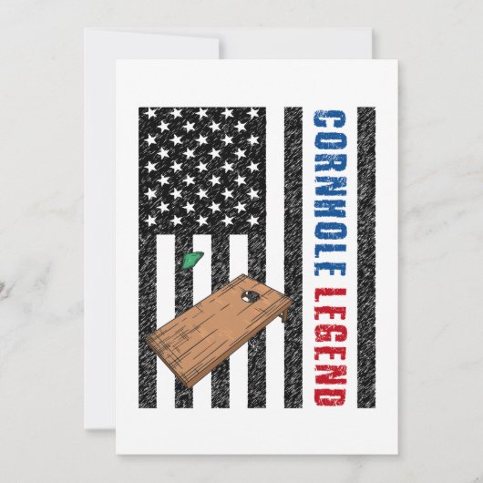 コーンホールレジェンドUSA 招待状 (正面)