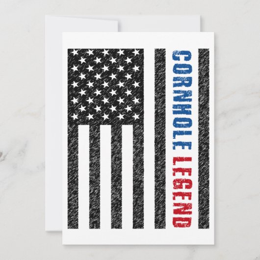 コーンホールレジェンドUSA 招待状 (正面)