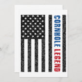 コーンホールレジェンドUSA 招待状 (正面/裏面)