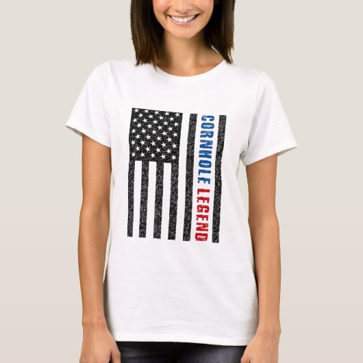 コーンホールレジェンドUSA Tシャツ (正面)