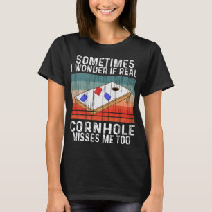 コーンホールヴィンテージスローレトロコーンホールプレーヤー Tシャツ