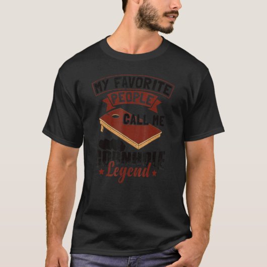 コーンホール凡例 Tシャツ (正面)