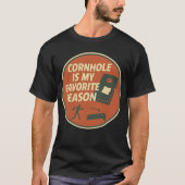 コーンホール愛好家のユーモア Tシャツ (正面)