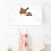 コーンホール感謝祭ダビングターキーコーンホールトス 横断幕 (インサイチュ)