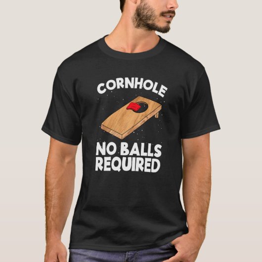 コーンホール チーム ビーンバッグ Tシャツ (正面)
