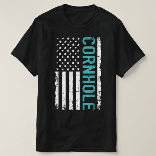 コーンホールUSA Tシャツ (デザイン正面)