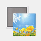 コーンポピー畑 マグネット (正面/裏面)