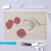 コーンポピーbyジャック・ド・モラグ 薄葉紙 (クラフト)