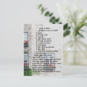 コーンマフィンレシピはがき ポストカード (スタンド正面)