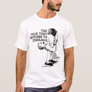 コーンミールに転換する年の: 風変り Tシャツ