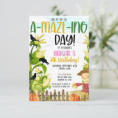 コーンメイズガールズ誕生日招待状 招待状 (スタンド正面)