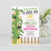 コーンメイズガール誕生日 招待状 (スタンド正面)