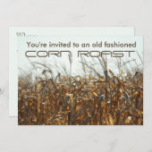 コーンロースト、フィールドオブコーンオータム招待状 招待状 (正面/裏面)