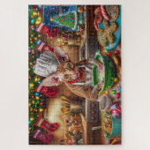 コーンワルレックスホリデーベーキング:フェスティバルクリスマス ジグソーパズル (縦)