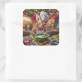 コーンワルレックスホリデーベーキング:フェスティバルクリスマス スクエアシール (バッグ)