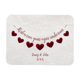 コーンワル語おめでとう婚約ギフト マグネット