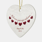 コーンワル語祝辞婚約 セラミックオーナメント (左)