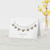 コーンワル語結婚の記念日のグリーティングカード カード (黄色い花)