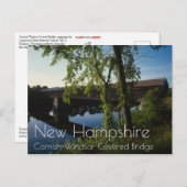 コーンワンスウィンザー被覆橋 ポストカード (正面/裏面)