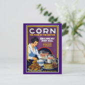 コーンヴィンテージWPAポスター ポストカード (スタンド正面)
