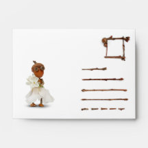 コーン付き封筒小人