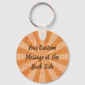 コーン型のシャーベットスティック キーチェーン (裏面)