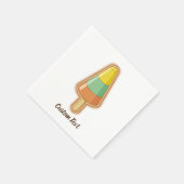 コーン型シャーベットスティック スタンダードカクテルナプキン (角)